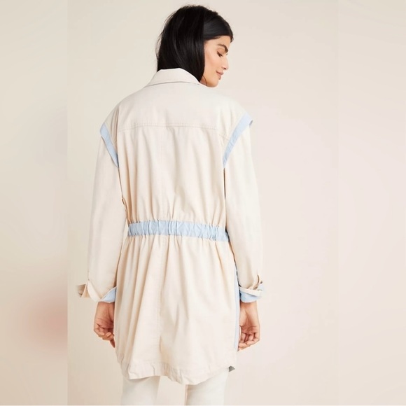 Anthropologie Colorblocked Utility Jacket, size Medium - Picture 7 of 10